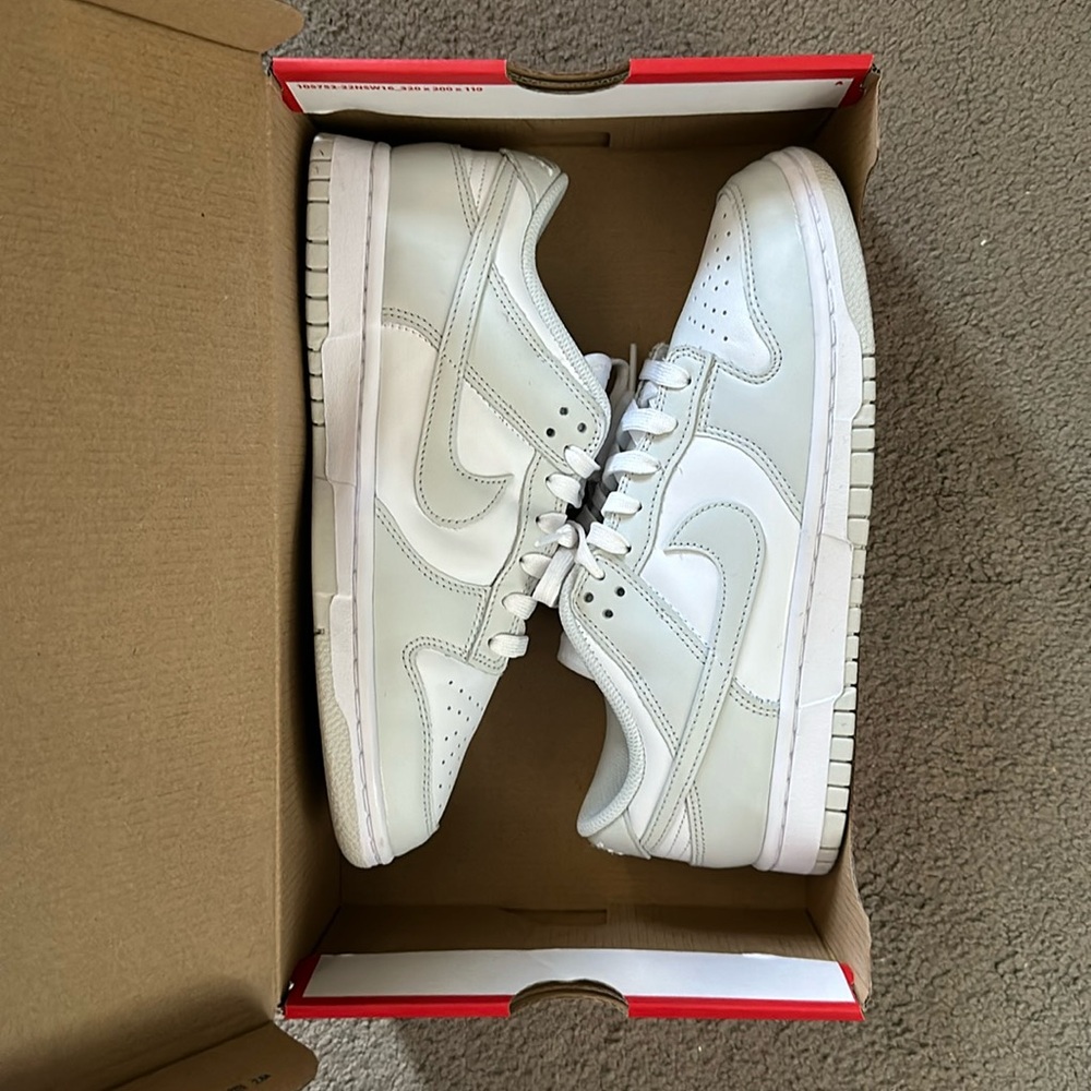 Nike low dunks photon dust